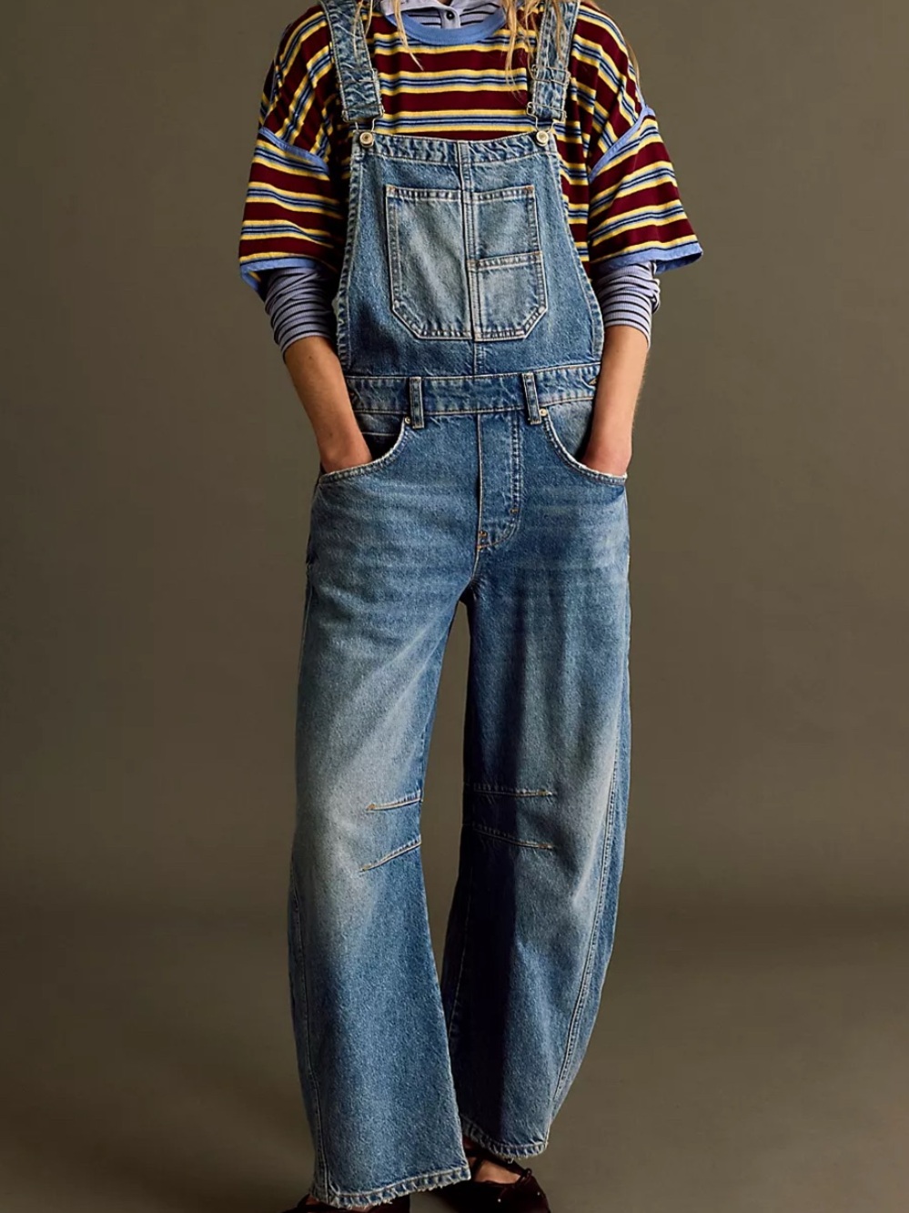 Good Luck Barrel Overalls